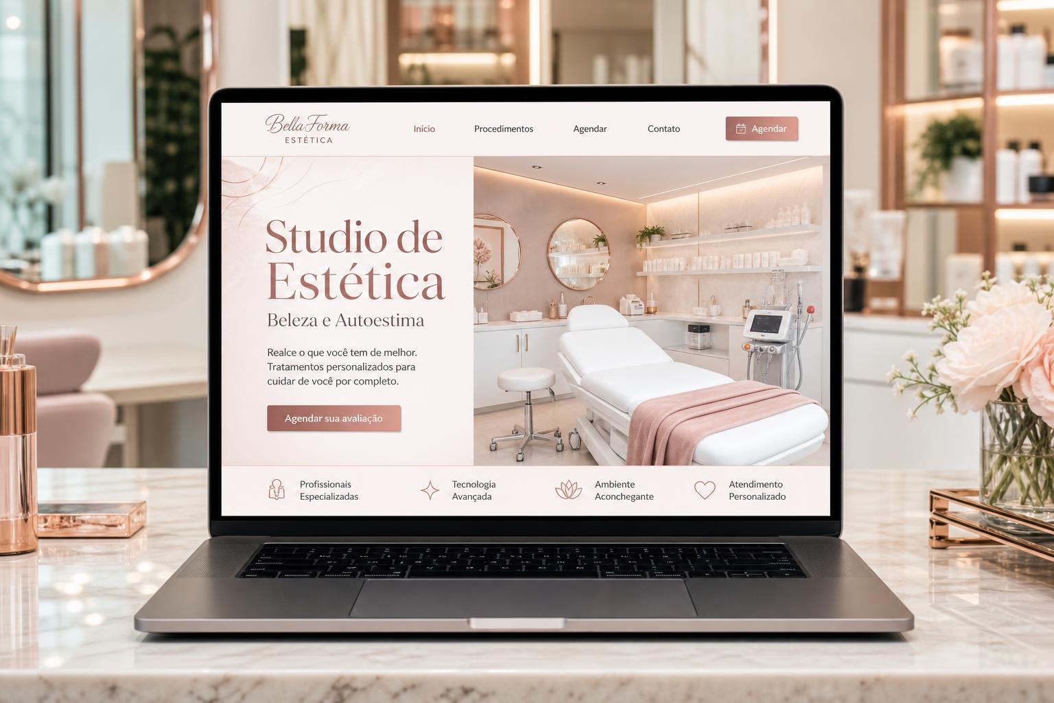 Site de Studio de Estética
