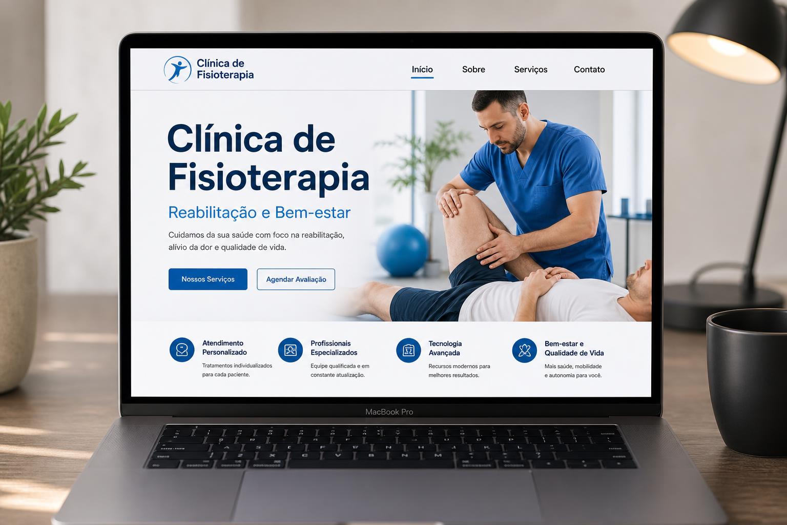 Site de Clínica de Fisioterapia